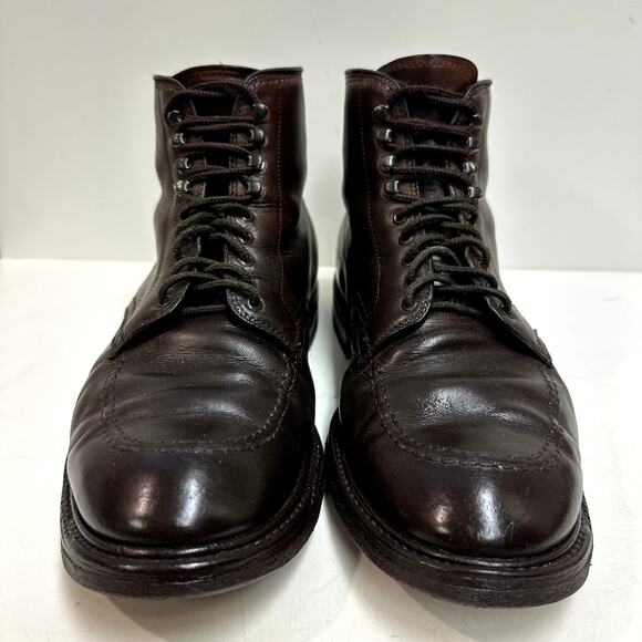 VERY GOOD Alden Indy 403 Mocc Toe Boot (Brown Chromexcel) Made in USA Men's 10 - Picture 1 of 12